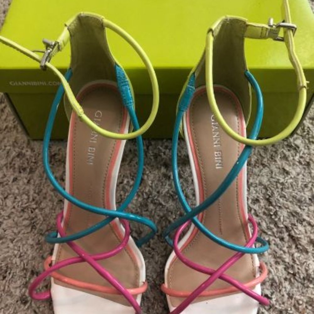 Gianni Bini: Multi Color Strappy Heel
